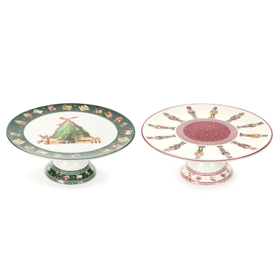 Christmas Carol Prato c/ Pé Árvore 28cm