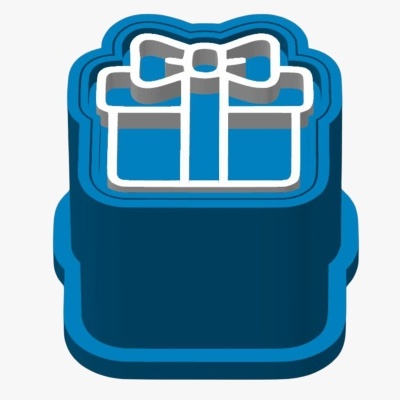 Molde Brigadeiro c/ Carimbo Presente de Natal