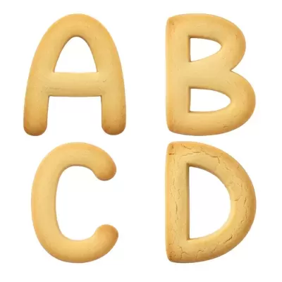 Cortador de Bolachas - Letras Alfabeto - B