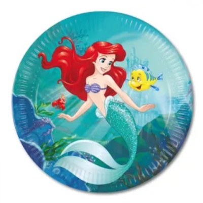 Pratos Pequena Sereia Ariel