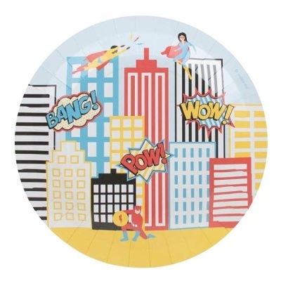 Pratos Super Heróis