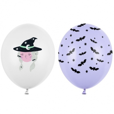 Conj. 4 Balões Halloween Bruxa