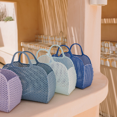 Bolsa Retro Azul Claro