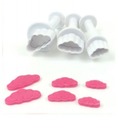 Conj. 3 Mini Cortadores Nuvens