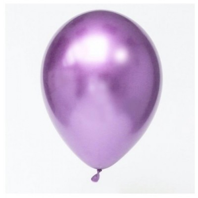 Balão Cromado Roxo 30cm