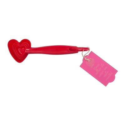 Conj. Colheres Medidoras Coração - Pequena