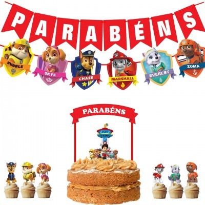 Kit Festa Patrulha Pata