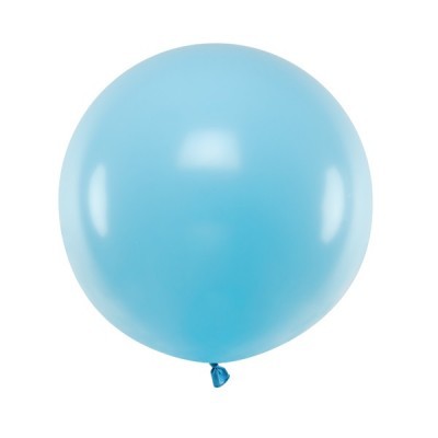 Balão Azul Claro Pastel 60cm