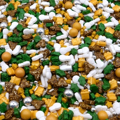 Confetis Açúcar Mix Natal Floresta