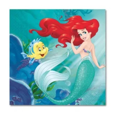 Guardanapos Pequena Sereia Ariel