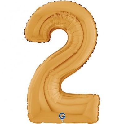Balão Número Dourado Grande