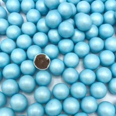 Esferas Chocolate Azul Claro 8mm