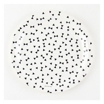 Pratos Pretos Triângulos