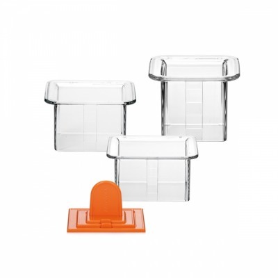 Formas p/ empratar Quadradas Tescoma