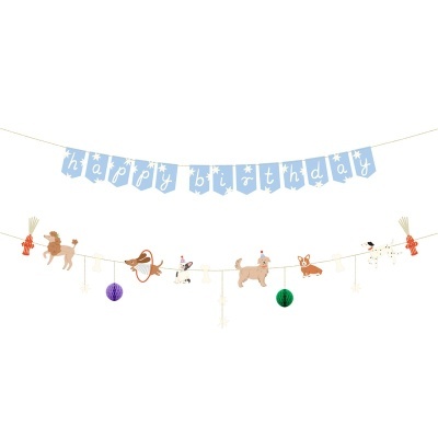 Grinalda Cão Happy Birthday