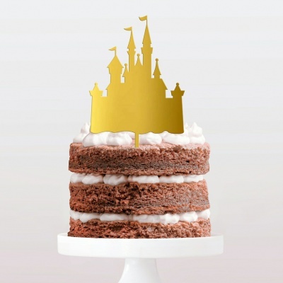 Topo Bolo Castelo Acrílico