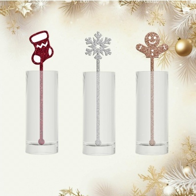 Agitador de Bebidas Natal Modelo 1