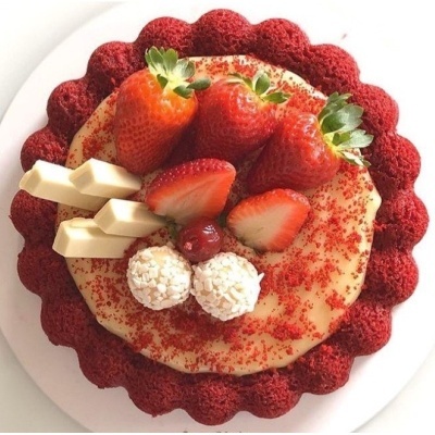 Forma Piscina Redonda Decorada 22cm