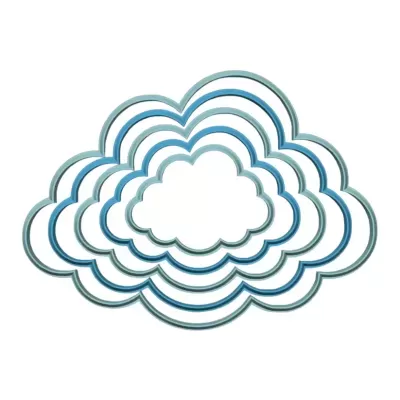 Cortadores de bolachas Formas Nuvem