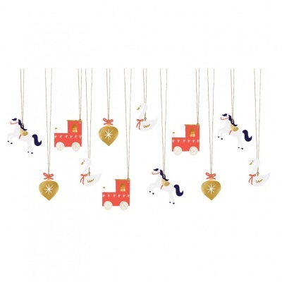 Etiquetas Natal Mix Cavalinho