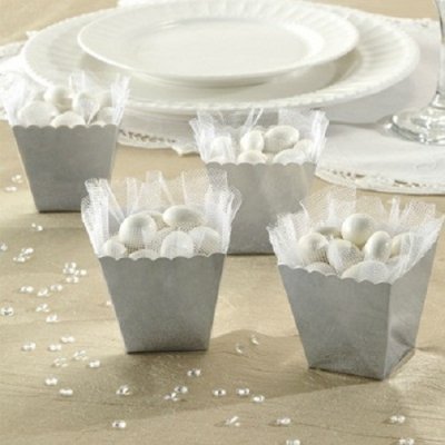 Mini Pacotes Prateado