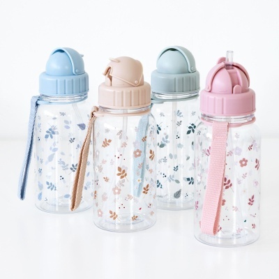 Garrafa Água Folhinhas Nude