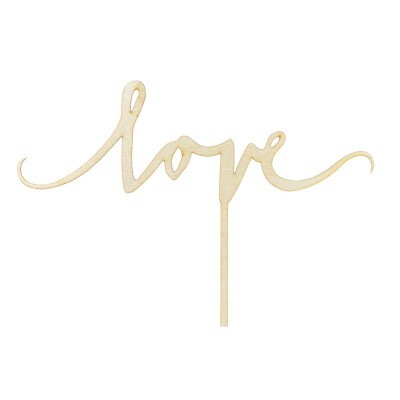 Topo Bolo Madeira Love