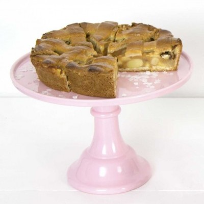 Prato Bolo Rosa Claro Grande