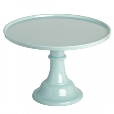 Prato Bolo Azul Pastel Grande