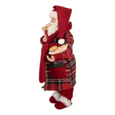 Pai Natal Decorativo Ursinho 28cm