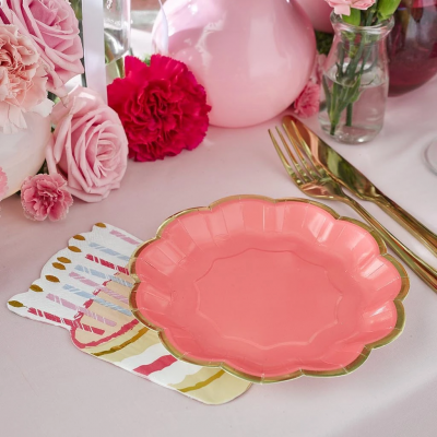 Guardanapos Bolo Rosa