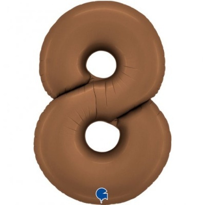 Balão Gigante 8 Castanho Chocolate