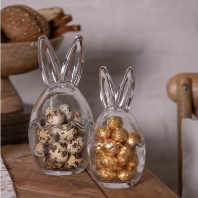 Bomboneira Coelho Orelhas Ovo Grande