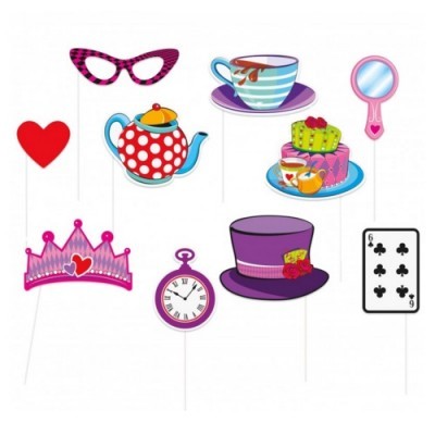 Adereços Fotografias Festa Alice