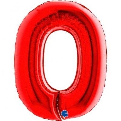 Balão Número Vermelho Gigante