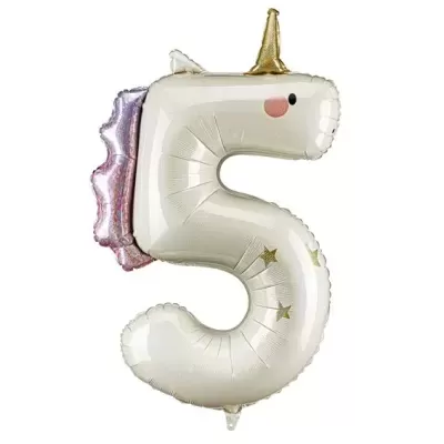 Balão 5 Unicornio 93cm