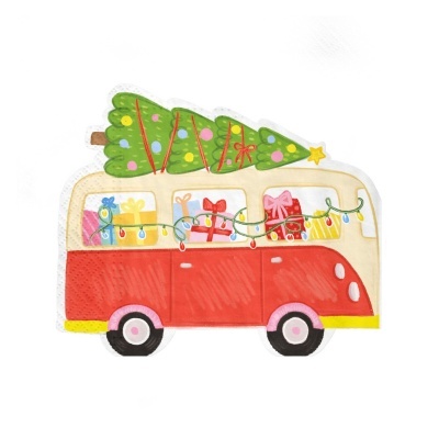 Guardanapos Carrinha Natal