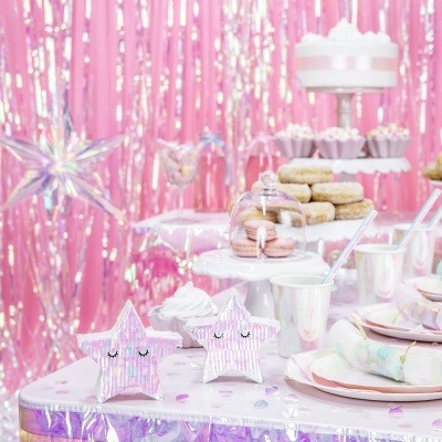 Fundo Cortina Iridiscente