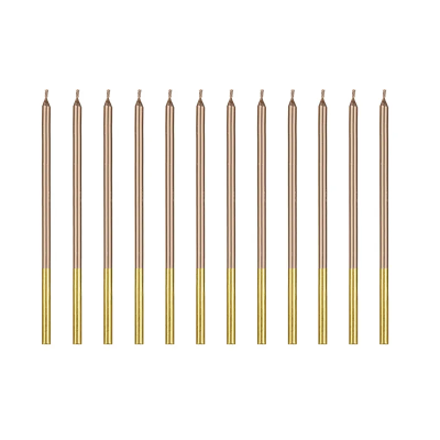 Velas Altas Rosegold + Gold