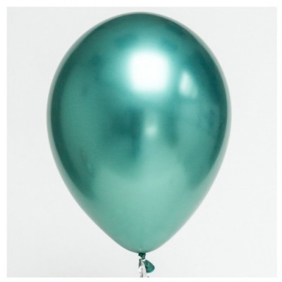 Balão Cromado Verde 30cm