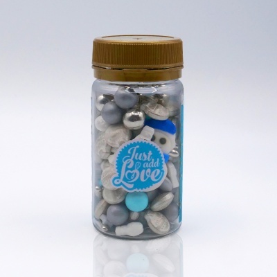 Confetis Açúcar Mix Natal Neve