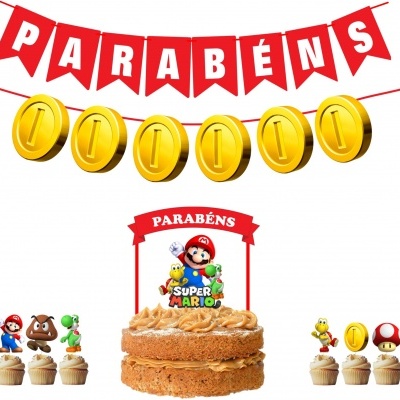 Kit Festa Super Mário