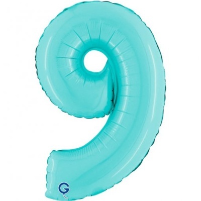 Balão Número Azul Pequeno