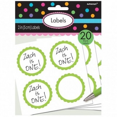 Etiquetas Autocolantes Verde