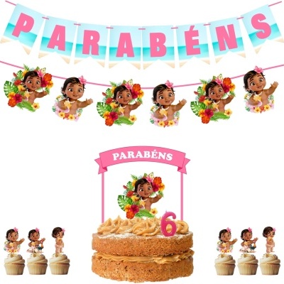 Kit Festa Vaiana Baby