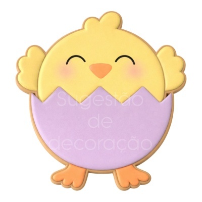 Cortador c/ Carimbo Pintainho no Ovo
