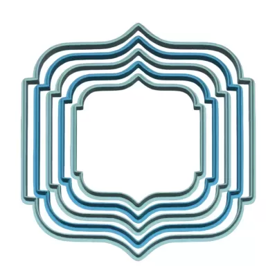 Cortadores de bolachas Formas Moldura