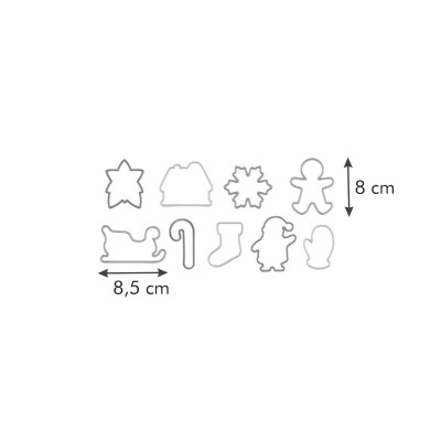 Conj. 9 Cortadores Natal