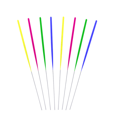 Velas Sparkle Palito Coloridas