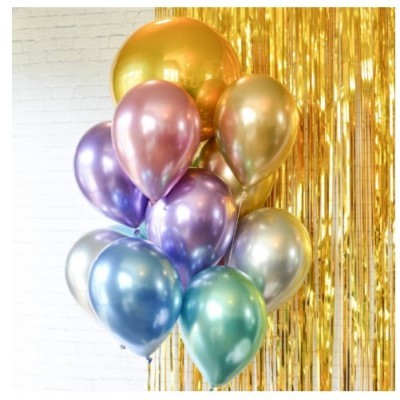 Balão Cromado Roxo 30cm